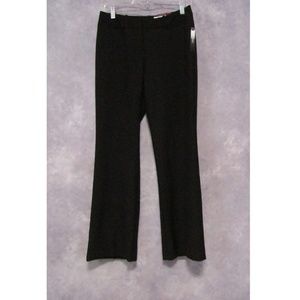 NWT Worthington Petite Curvy Fit Black Pants 4P